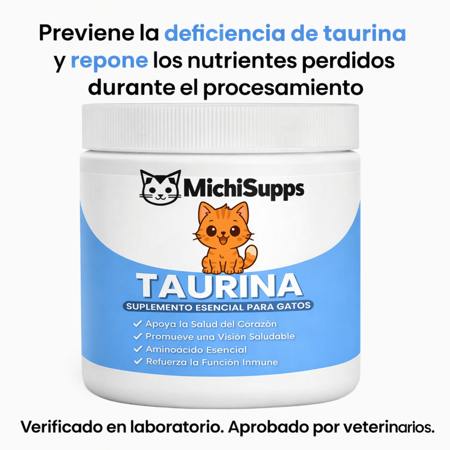 MichiSupps™ Suplemento Esencial para tu Gato