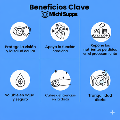 MichiSupps™ Suplemento Esencial para tu Gato