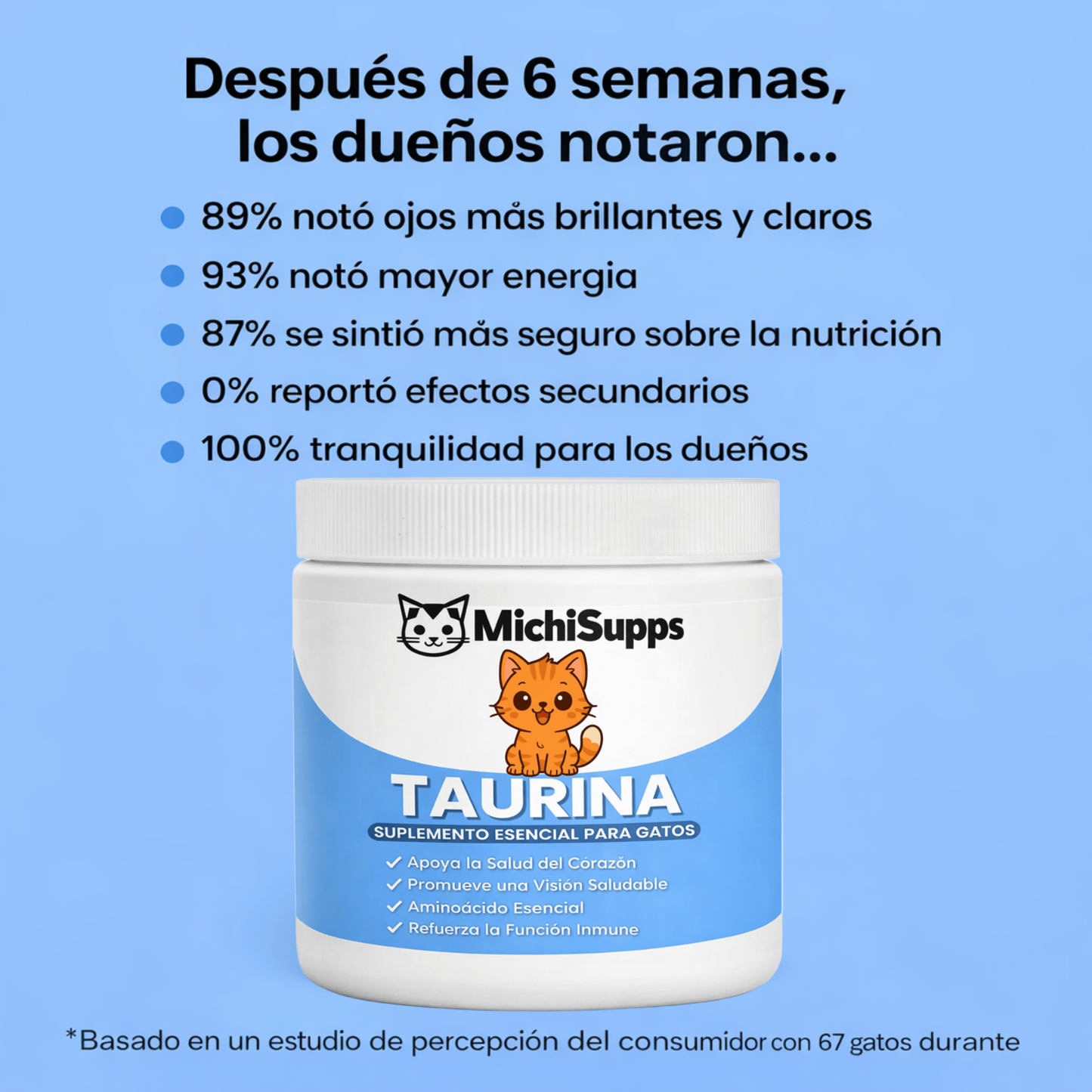 MichiSupps™ Suplemento Esencial para tu Gato